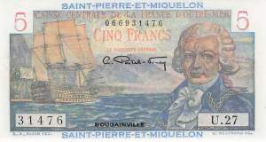 5 Francs Saint Pierre et Miquelon